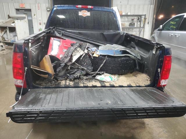 3GTP2VE70CG221044 - 2012 GMC SIERRA K1500 SLE BLUE photo 6