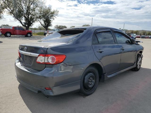 2T1BU4EE4CC784055 - 2012 TOYOTA COROLLA BASE GRAY photo 3