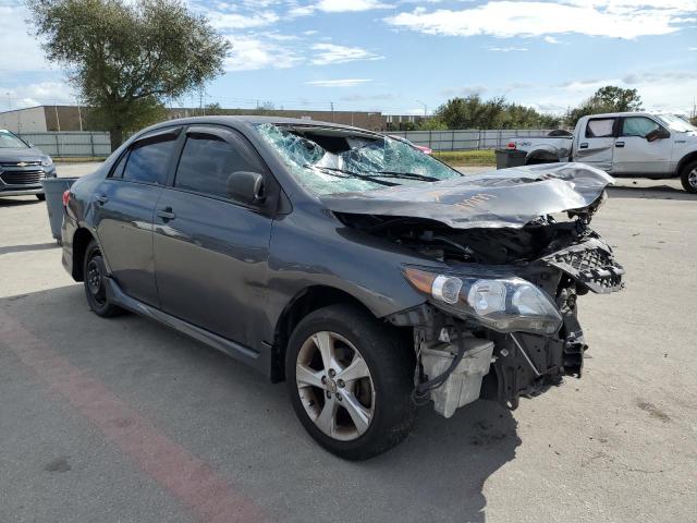 2T1BU4EE4CC784055 - 2012 TOYOTA COROLLA BASE GRAY photo 4