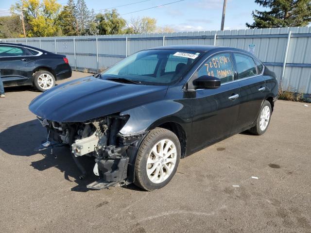 3N1AB7AP2KY367576 - 2019 NISSAN SENTRA S BLACK photo 1