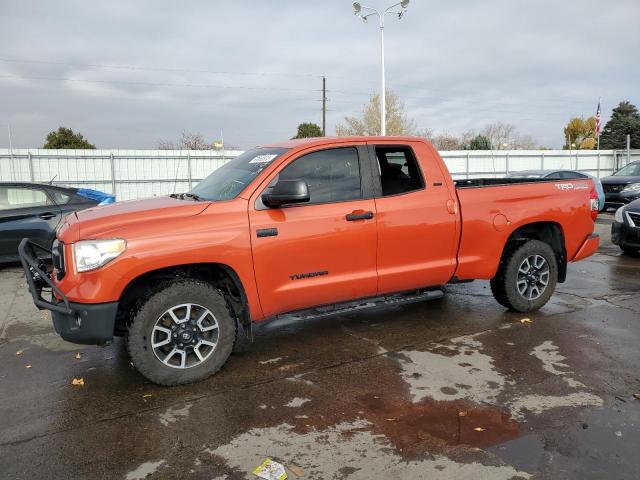 5TFUW5F17HX617671 - 2017 TOYOTA TUNDRA DOUBLE CAB SR/SR5 ORANGE photo 1