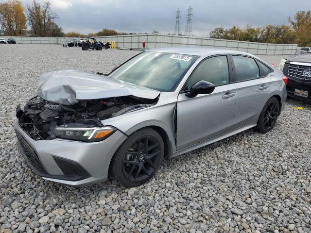 2HGFE2F57NH584007 - 2022 HONDA CIVIC SPORT 银色 照片 1