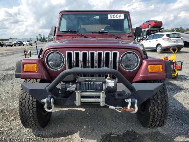 1J4FA39S42P772244 - 2002 JEEP WRANGLER / X BURGUNDY photo 5