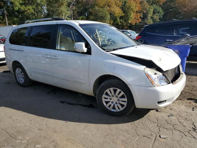 KNDMG4C71C6476109 - 2012 KIA SEDONA LX WHITE photo 4