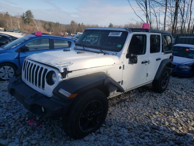 1C4HJXDG5MW766602 - 2021 JEEP WRANGLER U SPORT თეთრი ფოტო 1