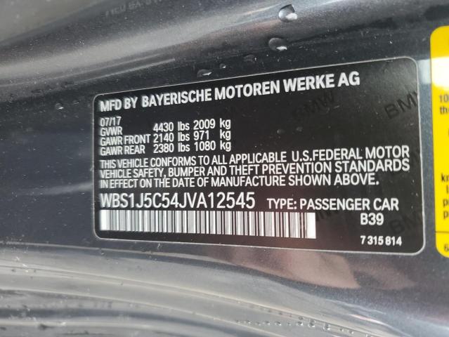 WBS1J5C54JVA12545 - 2018 BMW M2 BLACK photo 13