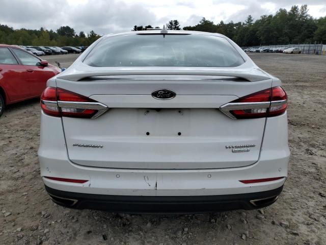 3FA6P0K92LR136626 - 2020 FORD FUSION TITANIUM WHITE photo 6