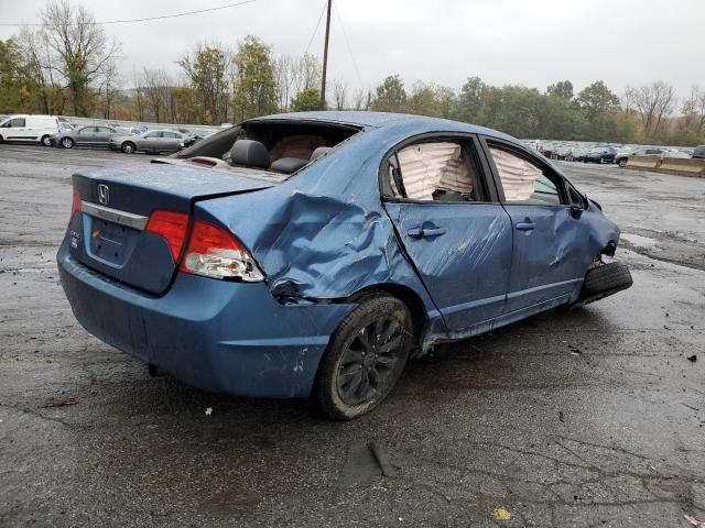 2HGFA1F89BH548685 - 2011 HONDA CIVIC EX BLUE photo 3