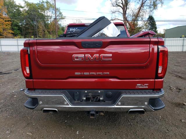 3GTU9DED7KG197306 - 2019 GMC SIERRA K1500 SLT RED photo 6