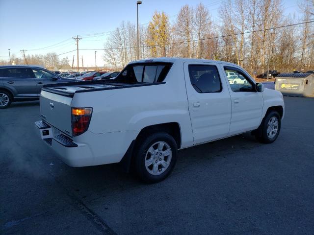 2HJYK16517H547639 - 2007 HONDA RIDGELINE RTL WHITE photo 3