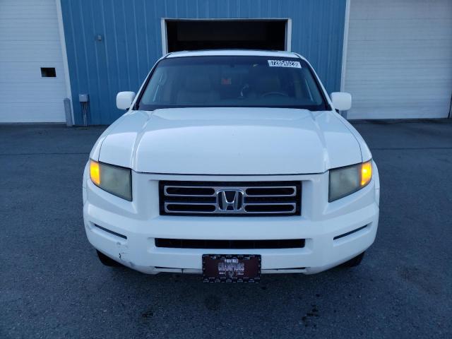 2HJYK16517H547639 - 2007 HONDA RIDGELINE RTL WHITE photo 5