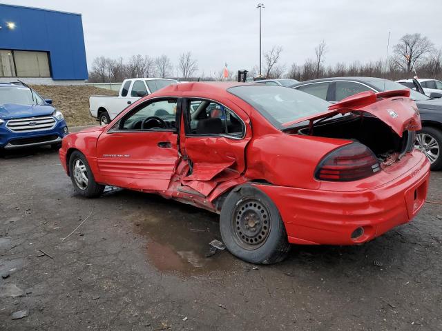 1G2NF52T21C109900 - 2001 PONTIAC GRAND AM SE1 RED photo 2