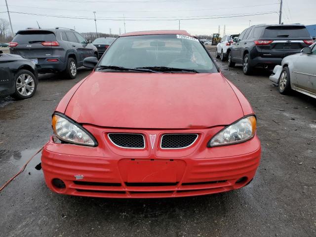 1G2NF52T21C109900 - 2001 PONTIAC GRAND AM SE1 RED photo 5