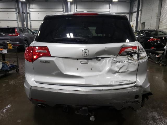 2HNYD286X8H556300 - 2008 ACURA MDX TECHNOLOGY SILVER photo 6