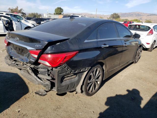 5NPEC4AB8EH933255 - 2014 HYUNDAI SONATA SE BLACK photo 3