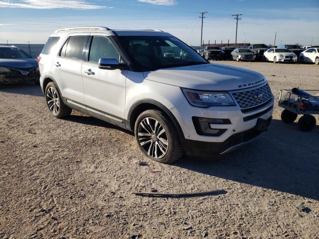 1FM5K8HT1GGA58919 - 2016 FORD EXPLORER PLATINUM WHITE photo 4