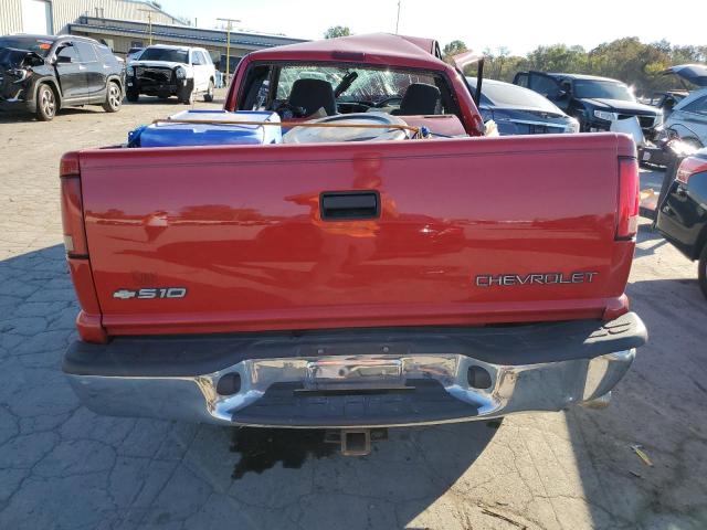 1GCCS19W1Y8135294 - 2000 CHEVROLET S TRUCK S10 RED photo 6