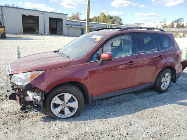 JF2SJAHC6FH477019 - 2015 SUBARU FORESTER 2.5I LIMITED BURGUNDY photo 1