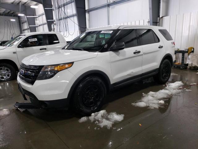 1FM5K8AR6DGA72289 - 2013 FORD EXPLORER POLICE INTERCEPTOR WHITE photo 1