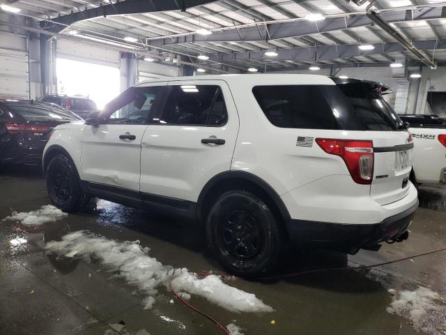 1FM5K8AR6DGA72289 - 2013 FORD EXPLORER POLICE INTERCEPTOR WHITE photo 2