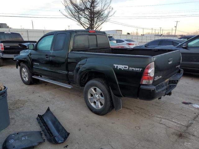 5TFTU4GNXEX060862 - 2014 TOYOTA TACOMA PRERUNNER ACCESS CAB GREEN photo 2