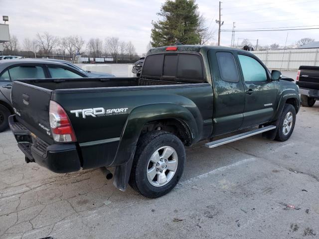 5TFTU4GNXEX060862 - 2014 TOYOTA TACOMA PRERUNNER ACCESS CAB GREEN photo 3