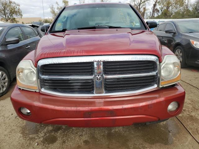 1D4HB48N36F151248 - 2006 DODGE DURANGO SLT MAROON photo 5