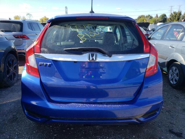 3HGGK5H90LM721205 - 2020 HONDA FIT EXL BLUE photo 6