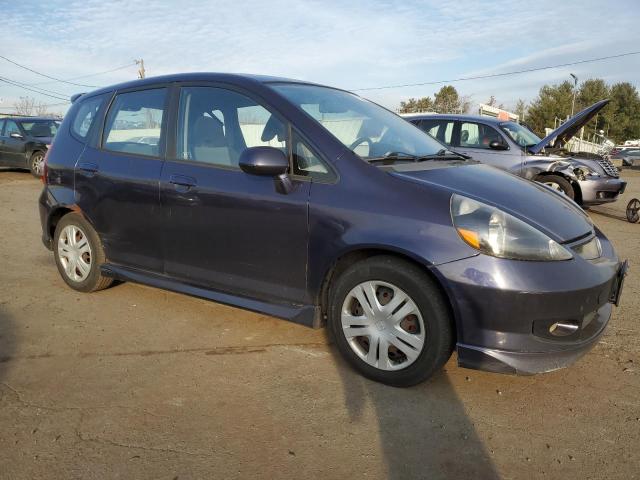 JHMGD38618S014789 - 2008 HONDA FIT SPORT BLUE photo 4