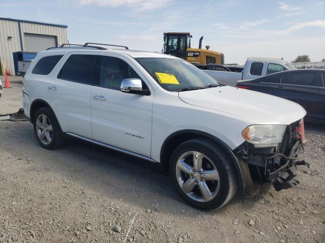 1C4RDHEG3DC562575 - 2013 DODGE DURANGO CITADEL WHITE photo 4