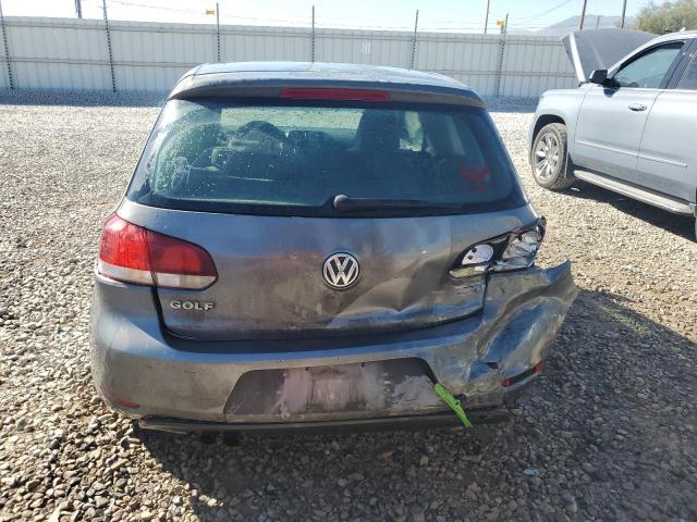 WVWAB7AJ1AW221927 - 2010 VOLKSWAGEN GOLF GRAY photo 6