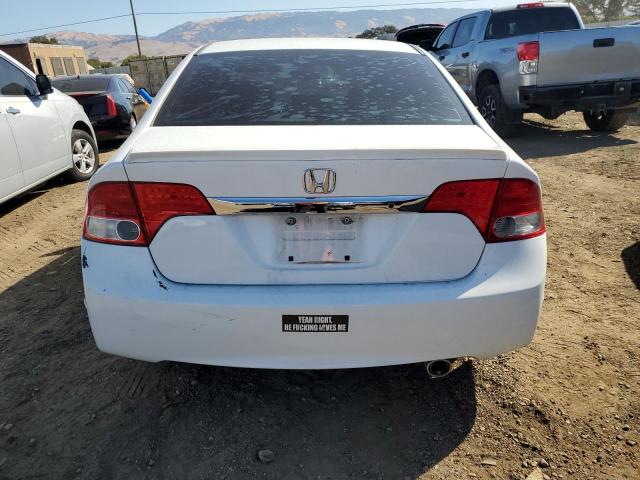 2HGFA16619H338428 - 2009 HONDA CIVIC LX-S 白色 照片 6