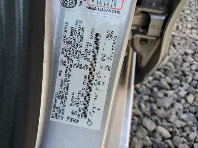 3FADP4AJ9FM203119 - 2015 FORD FIESTA S SILVER photo 12