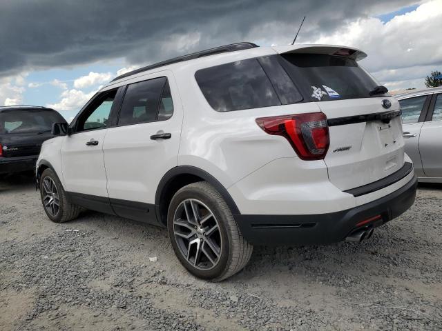 1FM5K8GT9JGB63717 - 2018 FORD EXPLORER SPORT WHITE photo 2