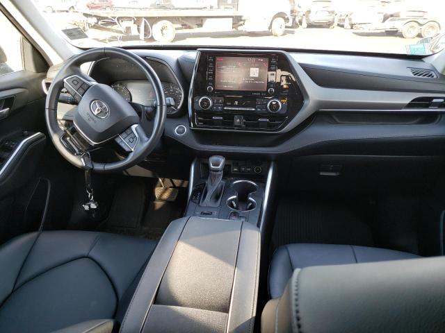 5TDGZRBH9MS543815 - 2021 TOYOTA HIGHLANDER XLE BLACK photo 8
