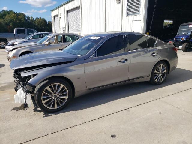 JN1EV7AR2KM559660 - 2019 INFINITI Q50 LUXE GRAY photo 1