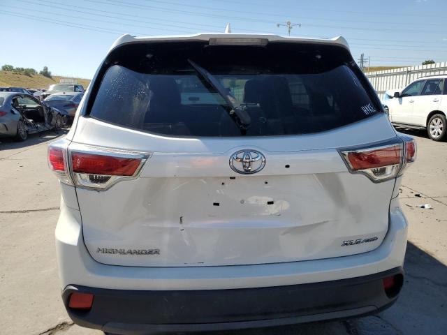 5TDJKRFHXES043975 - 2014 TOYOTA HIGHLANDER XLE Ağ foto 6