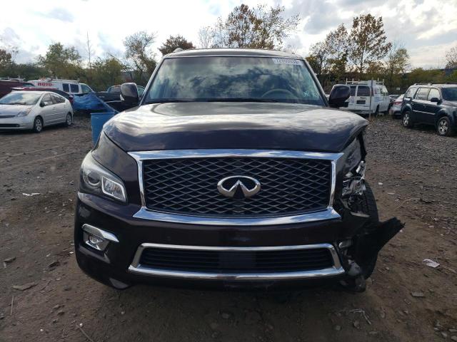 JN8AZ2NF1G9613127 - 2016 INFINITI QX80 BURGUNDY photo 5