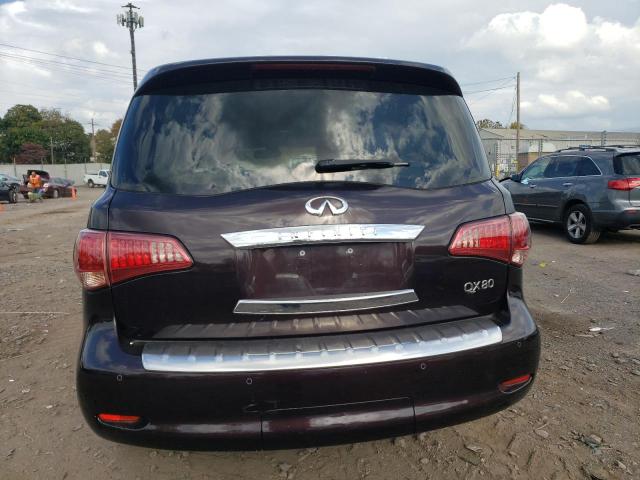 JN8AZ2NF1G9613127 - 2016 INFINITI QX80 BURGUNDY photo 6