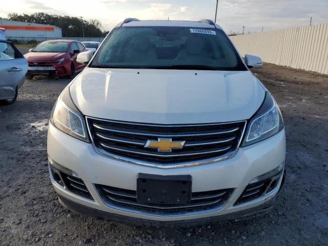 1GNKRJKD6FJ132047 - 2015 CHEVROLET TRAVERSE LTZ WHITE photo 5