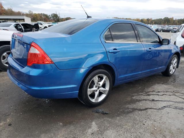 3FAHP0HA2CR195010 - 2012 FORD FUSION SE BLUE photo 3