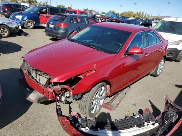 1G6AJ5SX4D0144362 - 2013 CADILLAC ATS PERFORMANCE RED photo 1