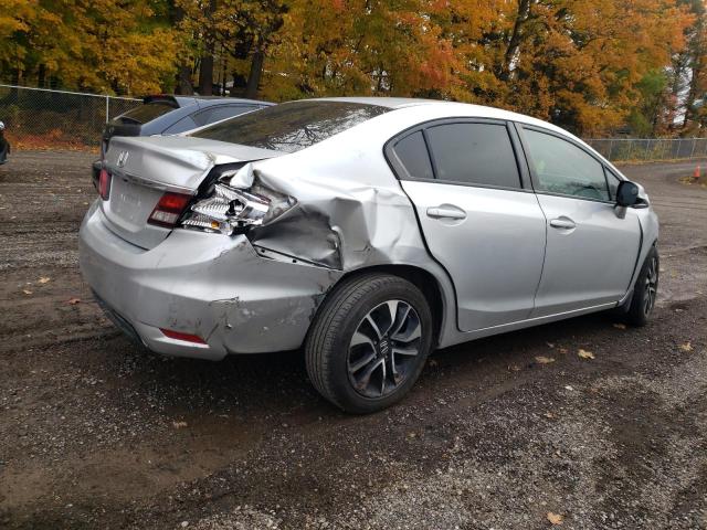 2HGFB2F53DH103208 - 2013 HONDA CIVIC LX SILVER photo 3