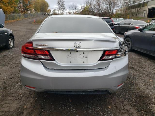 2HGFB2F53DH103208 - 2013 HONDA CIVIC LX SILVER photo 6