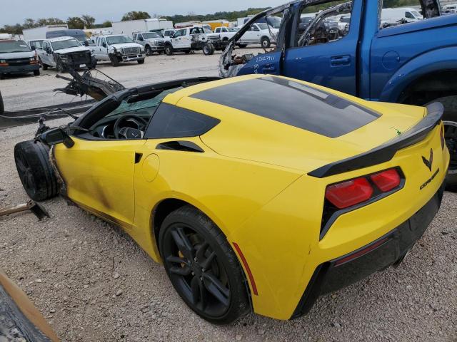 1G1YD2D77G5109717 - 2016 CHEVROLET CORVETTE STINGRAY 2LT YELLOW photo 2