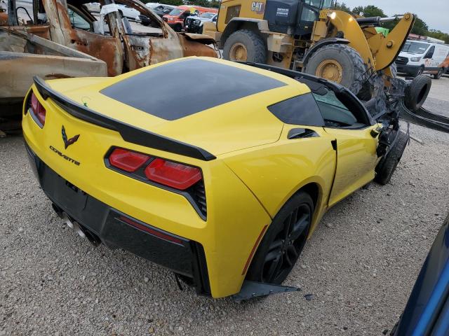 1G1YD2D77G5109717 - 2016 CHEVROLET CORVETTE STINGRAY 2LT YELLOW photo 3