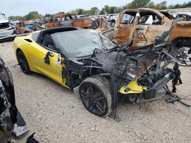 1G1YD2D77G5109717 - 2016 CHEVROLET CORVETTE STINGRAY 2LT YELLOW photo 4