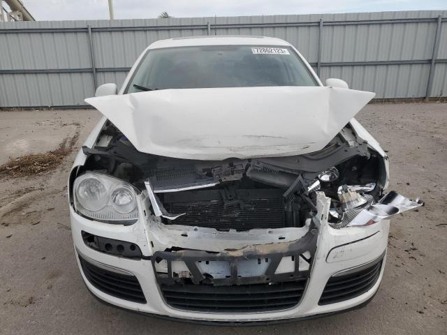 3VWRZ7AJ6AM149165 - 2010 VOLKSWAGEN JETTA SE WHITE photo 5