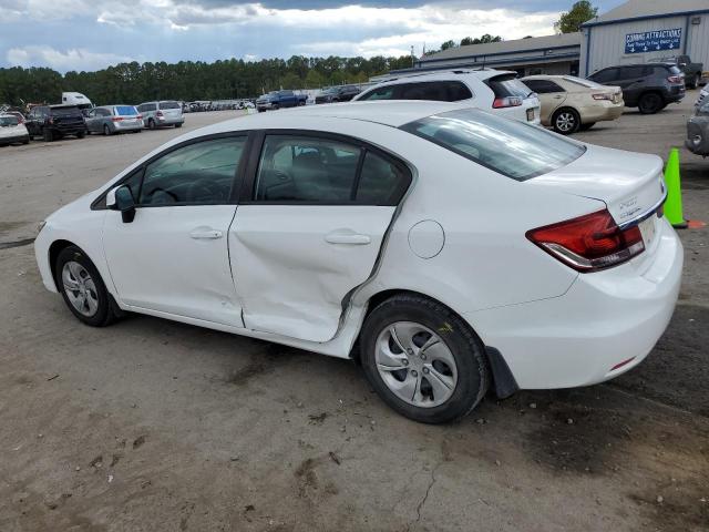 2HGFB2F53DH561587 - 2013 HONDA CIVIC LX WHITE photo 2