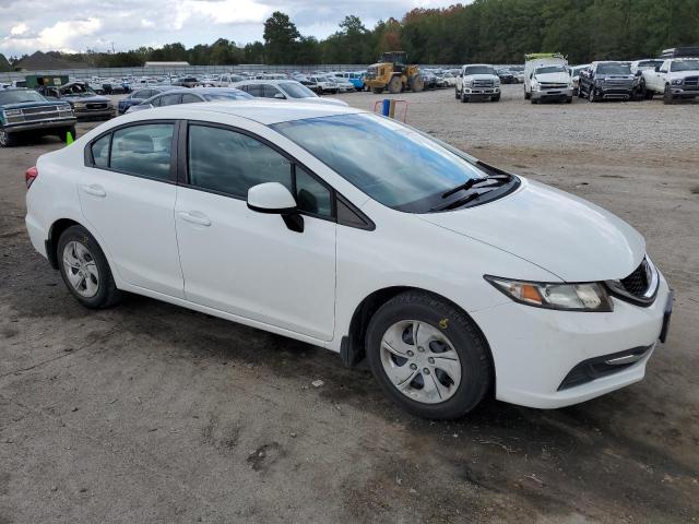 2HGFB2F53DH561587 - 2013 HONDA CIVIC LX WHITE photo 4